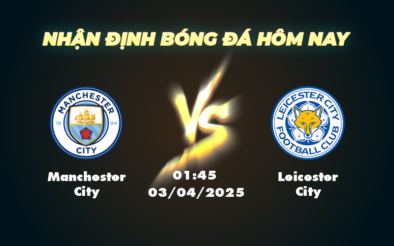 manchester city leicester city 03 04 ngoai hang anh